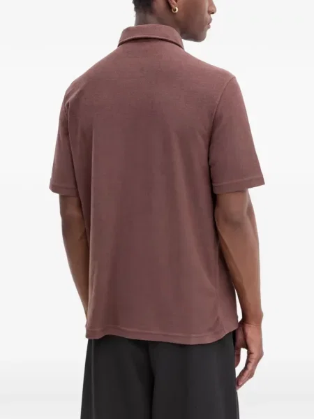Scurt tricou polo Samsøe Samsøe maro