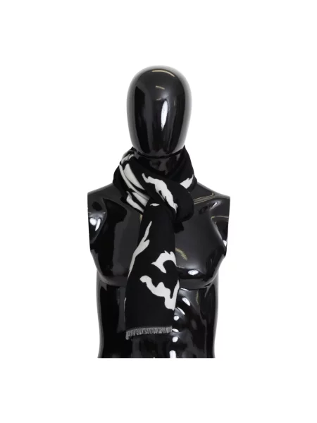 Szal Givenchy wełniana elegancka czarna