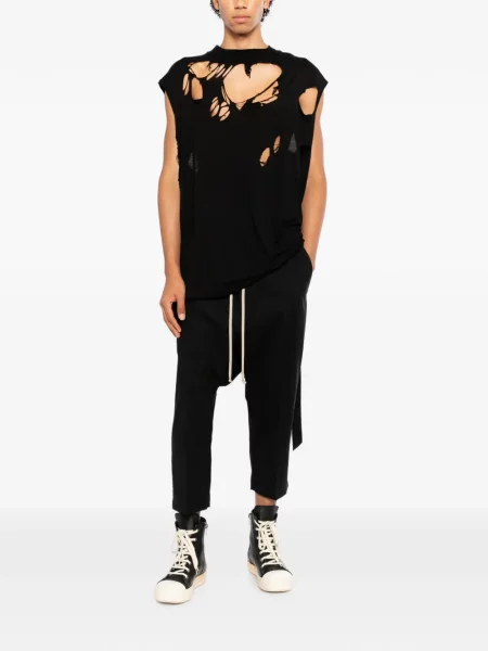 Pantaloni Rick Owens cu cordon negru