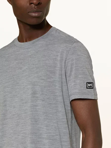 Super.Natural Funkční Tričko Essential S Merino Vlnou šedá