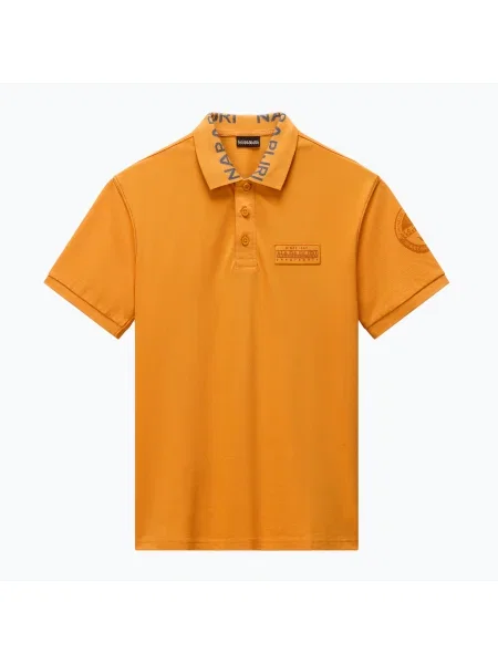 Tricou polo Napapijri E-Amundsen 1 apricot pentru bărbați