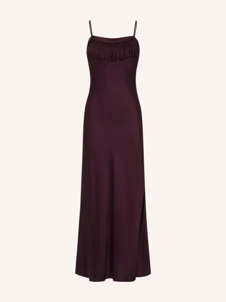 Claudie Pierlot Satynowa Sukienka lila