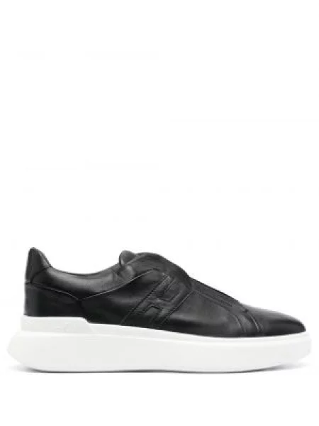 Sneakerși Hogan slip-on negru