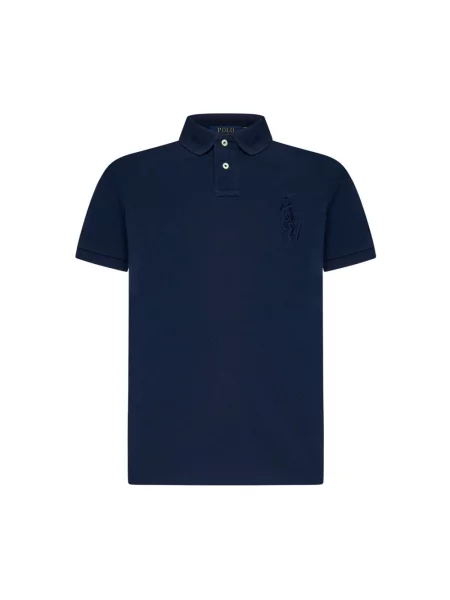 Krótka koszulka polo Polo Ralph Lauren z krótkim rękawem niebieska