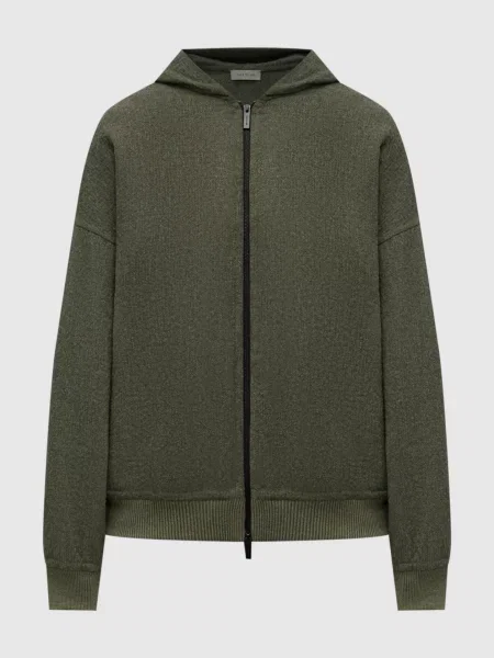 Спортивна куртка кольору з вовною Fear Of God хакі