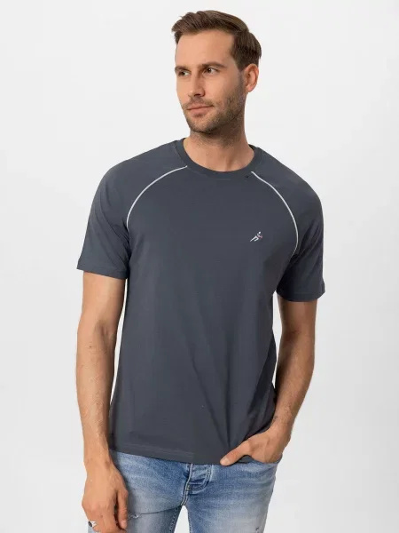 Moxx Paris Tricou gri alb