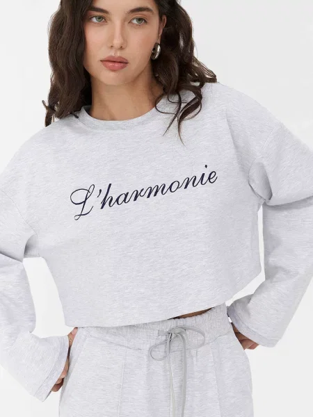 Світшот FASHIONISTA сірий