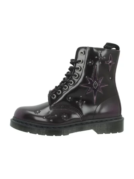 Čižmy Dr. Martens fialová
