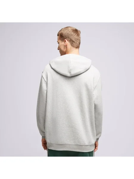 Класически суичър с качулка Reebok с качулка с апликация сиво