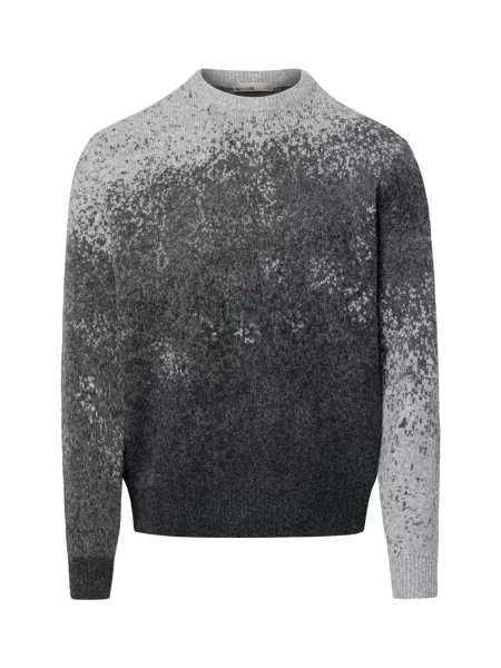 Only&Sons sweter z dzianiny z domieszką wełny Mężczyźni S szary