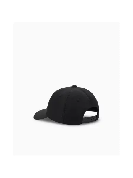 Czapka z daszkiem Armani Exchange z kaszmiru czarna