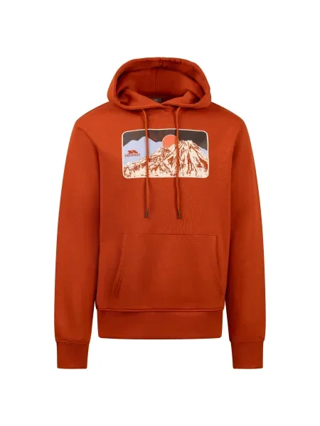 Суичър с качулка Trespass оранжево
