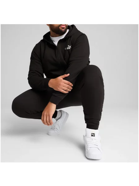 Pantaloni sport Puma cu autograf negru