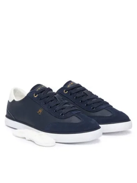 Tenisice Tommy Hilfiger Th Chic Low Vulc Tamnoplava