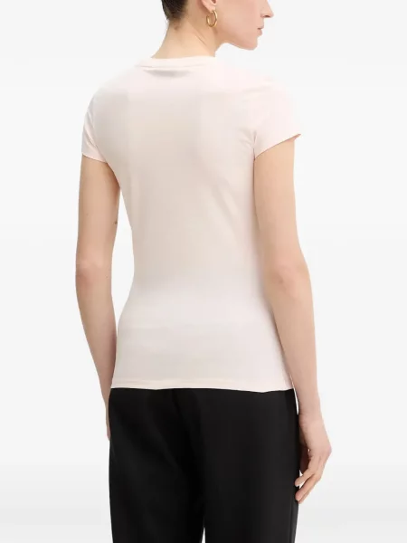 Scurt tricou Armani Exchange roz