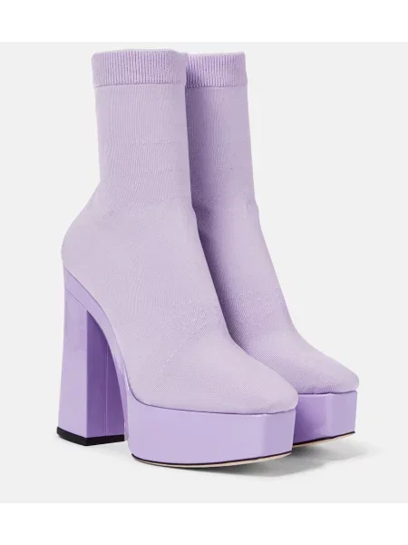 Cizme scurte Jimmy Choo violet