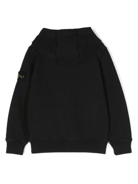 Bluza z kapturem dziecięca Stone Island czarna