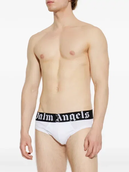 Alsó Palm Angels autogrammal fehér