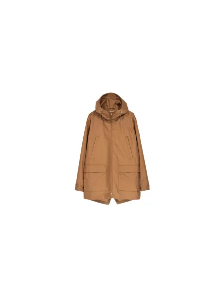 Makia Shelter Jacket M Mężczyźni Kurtki Makia Size: L brązowy