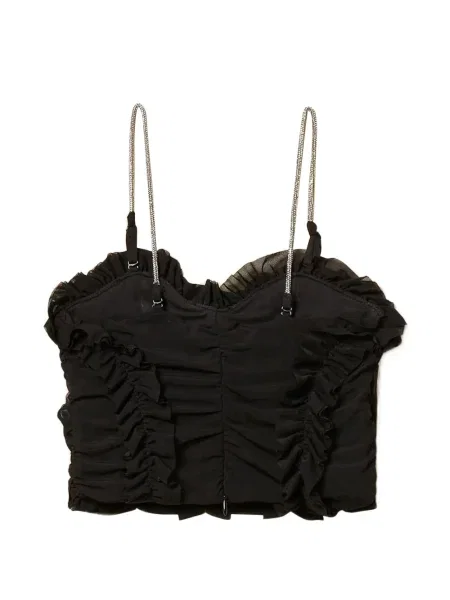 Top dziecięcy Twinset czarny