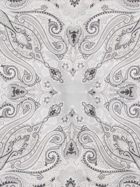 Fular Etro cu imagine cu model paisley gri