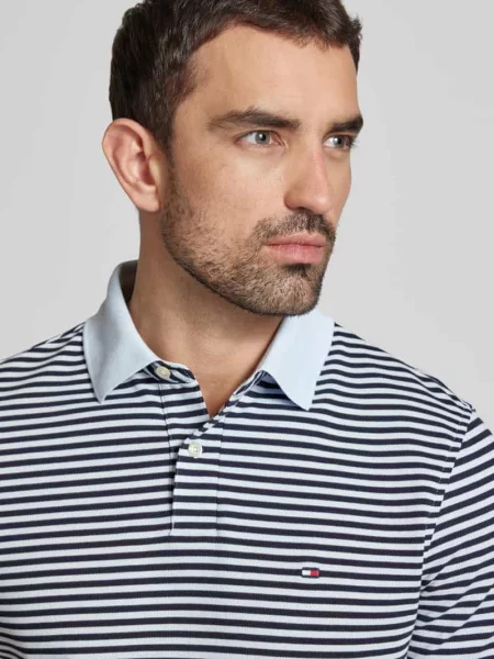 Koszulka polo o kroju regular fit z mieszanki bawełny Tommy Hilfiger