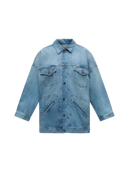 DIESEL Geacă de primăvară-toamnă denim albastru