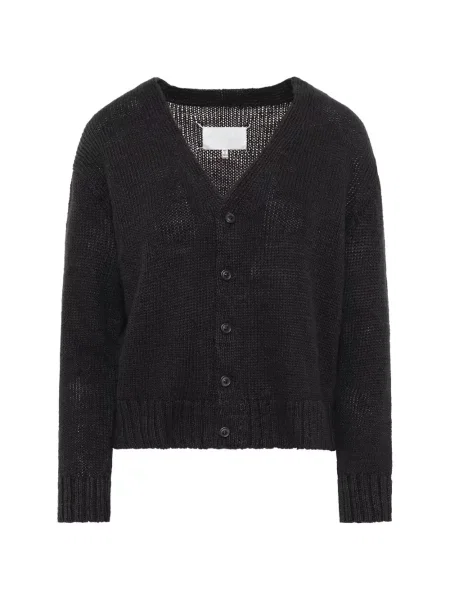 Cardigan Maison Margiela cu autograf negru