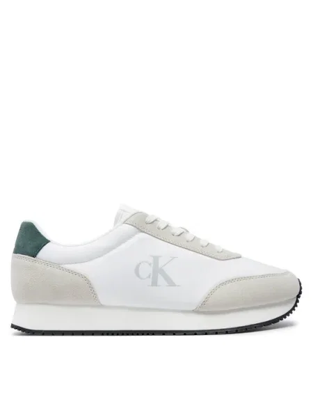 Маратонки Calvin Klein Jeans RETRO RUNNER ICONIC SNK бяло