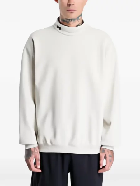 Izolat hanorac Under Armour cu broderie din material terry alb
