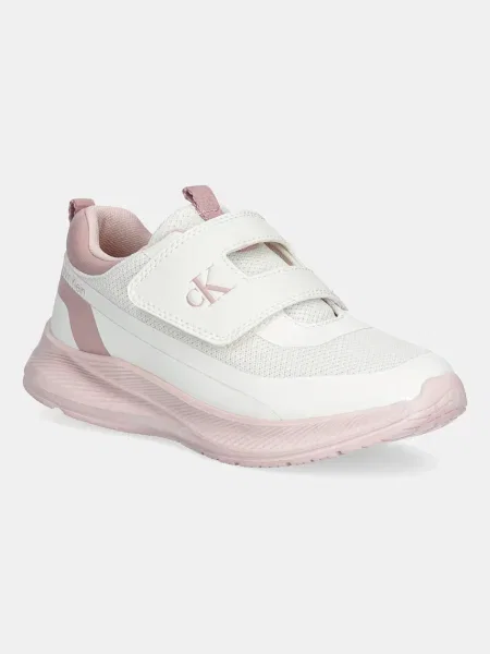 Superge Calvin Klein Velcro S Bela roza