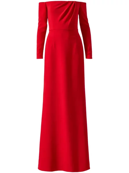 Rochie Carolina Herrera drapată roșu