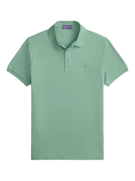 Polo Ralph Lauren Purple Label cu broderie verde