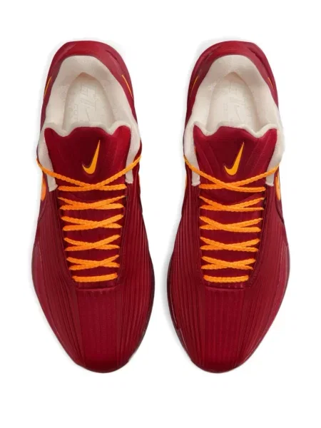 Fűzős csipkés futó sneaker Nike Air Zoom piros