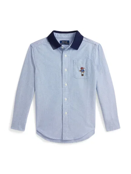 Polo Ralph Lauren Detská košeľa modrá