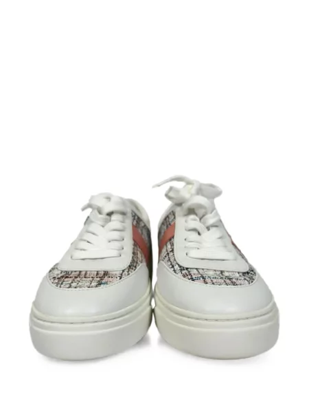 Sneakerși Stuart Weitzman din tweed alb