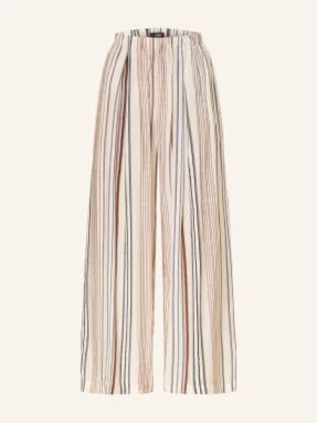 Eleh Kalhoty Marlene režná černošedá hnědá