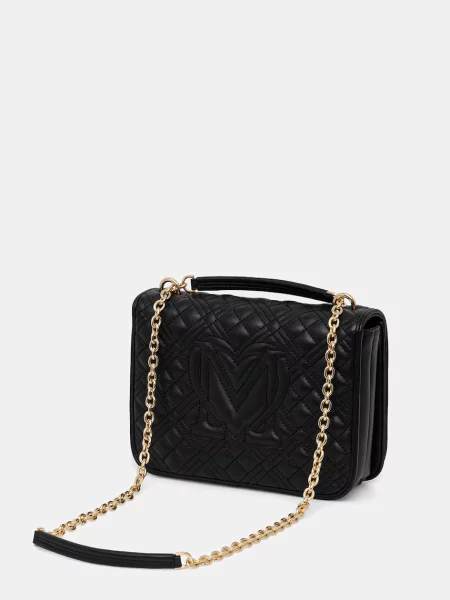 Geantă Love Moschino matlasată negru