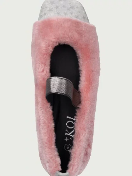 Меховые балетки Koi Footwear