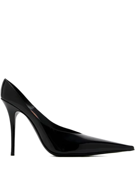 Pantofi cu toc Amina Muaddi din piele negru