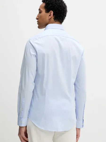 Calvin Klein férfi ing pamuttal kék