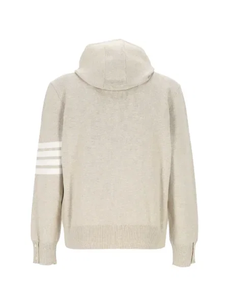Pulover Thom Browne cu dungi cu glugă