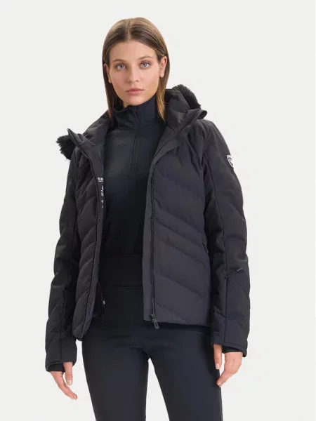 Лижна куртка Rossignol Staci Insulated black чорна