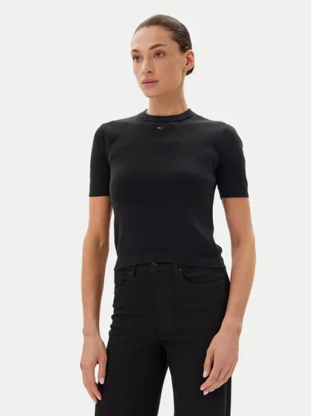 Szvetter Tommy Jeans fekete