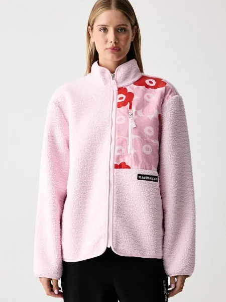 Marimekko jachetă scurtă pentru femei roz