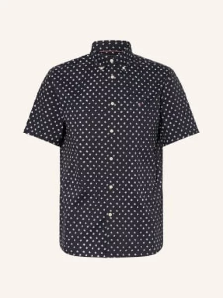 Tommy Hilfiger Koszula Z Krótkim Rękawem blau biała