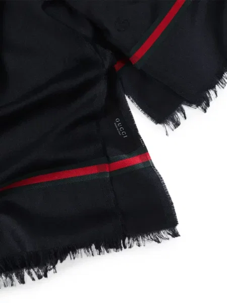 Fular Gucci din jacard albastru