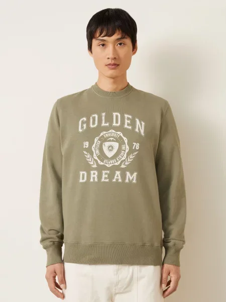 Golden Goose Bluza Archibald gruen zielona
