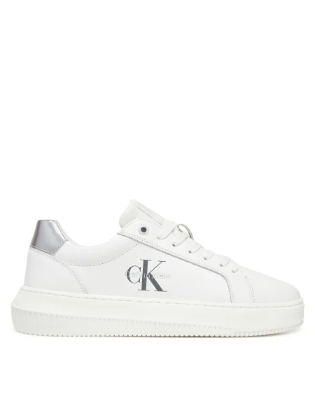 Sneakersy Calvin Klein Jeans biela