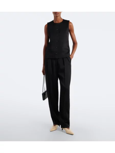 Pantaloni Loulou De Saison negru